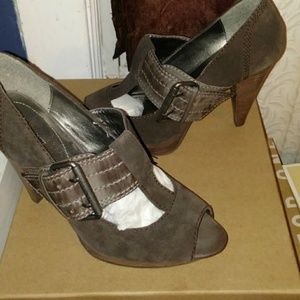 Sexy Brown Calvin Klein Heels